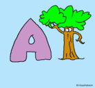 Dibujo Árbol pintado por AISHA