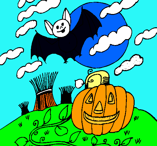 Paisaje de Halloween