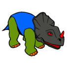 Dibujo Triceratops II pintado por Jason