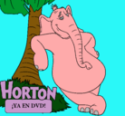 Dibujo Horton pintado por celina