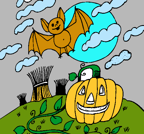 Paisaje de Halloween