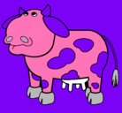 Dibujo Vaca pensativa pintado por KAREN