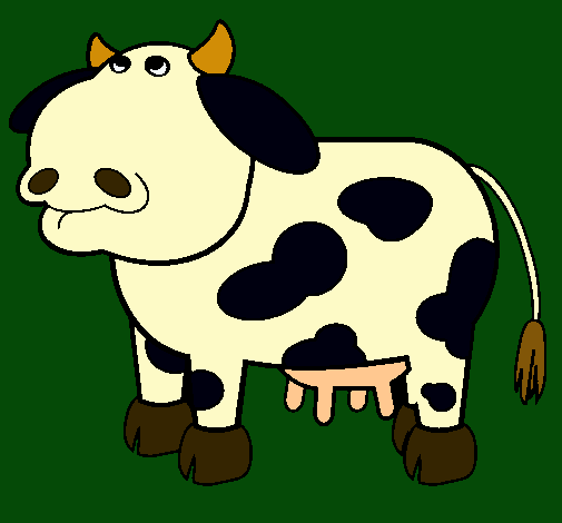 Vaca pensativa