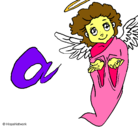 Dibujo Ángel pintado por angel