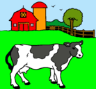 Dibujo Vaca pasturando pintado por miguelgiraldo
