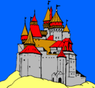 Dibujo Castillo medieval pintado por danitorres