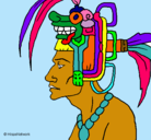 Dibujo Jefe de la tribu pintado por rosita