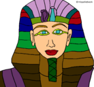 Dibujo Tutankamon pintado por ALBERTO