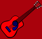 Dibujo Guitarra española II pintado por b-ooooooooookkkkkkkcccc