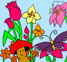 Dibujo Fauna y flora pintado por silvia