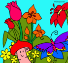 Dibujo Fauna y flora pintado por maria