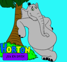 Dibujo Horton pintado por poocky