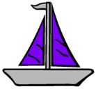 Dibujo Barco velero pintado por PABLO