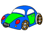 Dibujo Coche de juguete pintado por auto