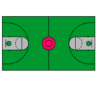 Dibujo Cancha pintado por facundo