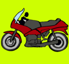 Dibujo Motocicleta pintado por kaziel