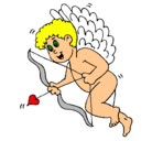 Dibujo Cupido con grandes alas pintado por de.thalia