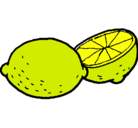 Dibujo limón pintado por Lupis