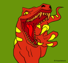 Dibujo Velociraptor II pintado por andreagonzalezmartin