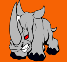 Dibujo Rinoceronte II pintado por ramon