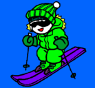Dibujo Niño esquiando pintado por Gabi