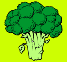 Dibujo Brócoli pintado por jusvelit
