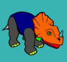 Dibujo Triceratops II pintado por hugorobles