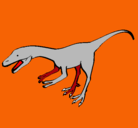 Dibujo Velociraptor II pintado por MARTINBENAVIDES