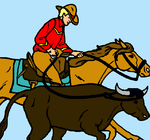 Vaquero y vaca