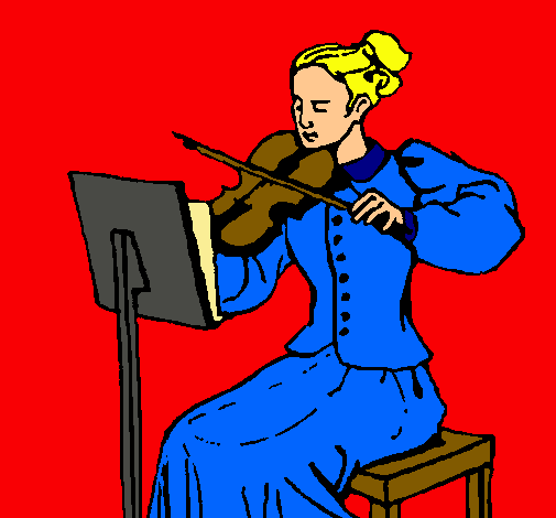 Dama violinista