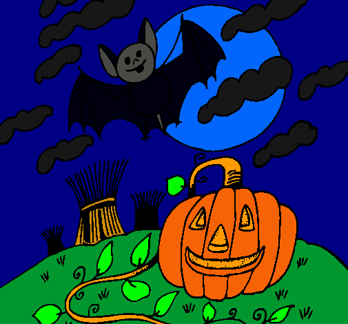 Paisaje de Halloween