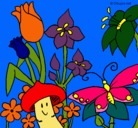 Dibujo Fauna y flora pintado por luciaylola