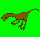 Dibujo Velociraptor II pintado por ramon