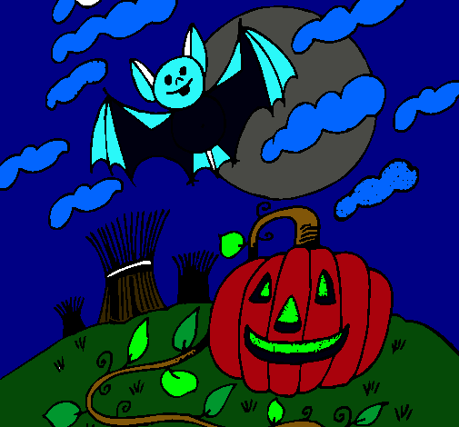 Paisaje de Halloween