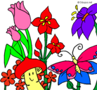 Dibujo Fauna y flora pintado por Abril