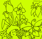 Dibujo Fauna y flora pintado por pingu