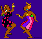Dibujo Mujeres bailando pintado por joseyespe39*06*10*