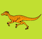 Dibujo Velociraptor pintado por daniela