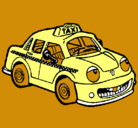 Dibujo Herbie Taxista pintado por joel