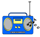 Dibujo Radio cassette 2 pintado por josemanuel
