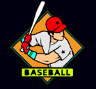 Dibujo Logo de béisbol pintado por robotin