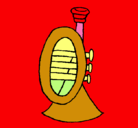 Dibujo Trompeta pintado por azaharaylaura