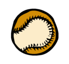 Dibujo Pelota de béisbol pintado por LIA
