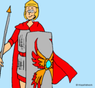 Dibujo Soldado romano II pintado por M-Ariel