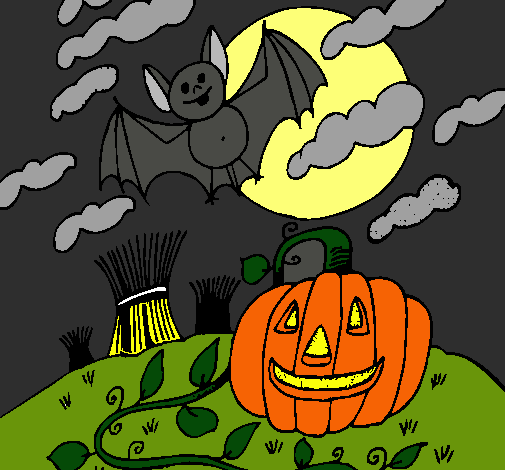 Paisaje de Halloween