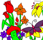 Dibujo Fauna y flora pintado por laila