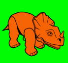 Dibujo Triceratops II pintado por javier