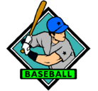Dibujo Logo de béisbol pintado por Potter