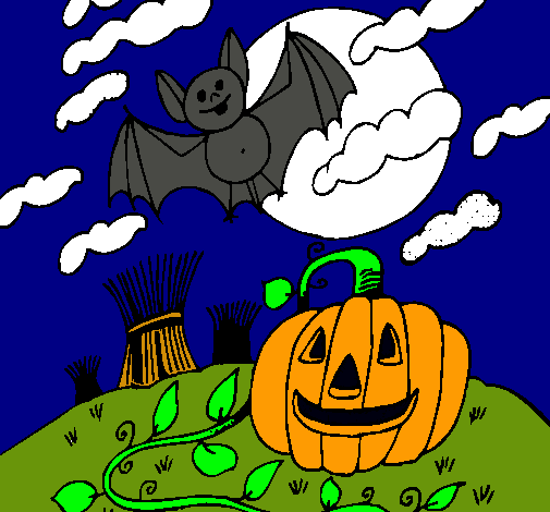 Paisaje de Halloween