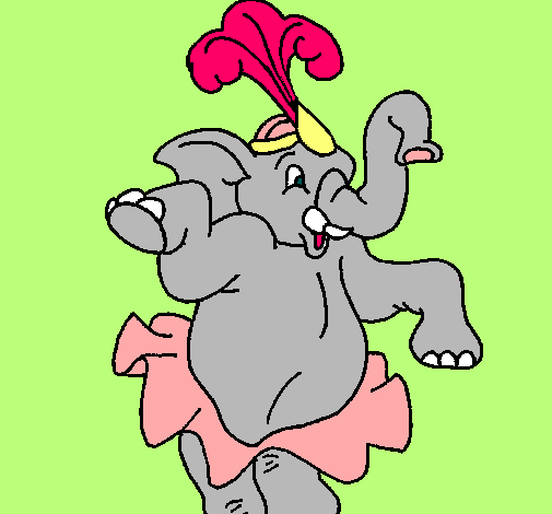 Elefante bailando